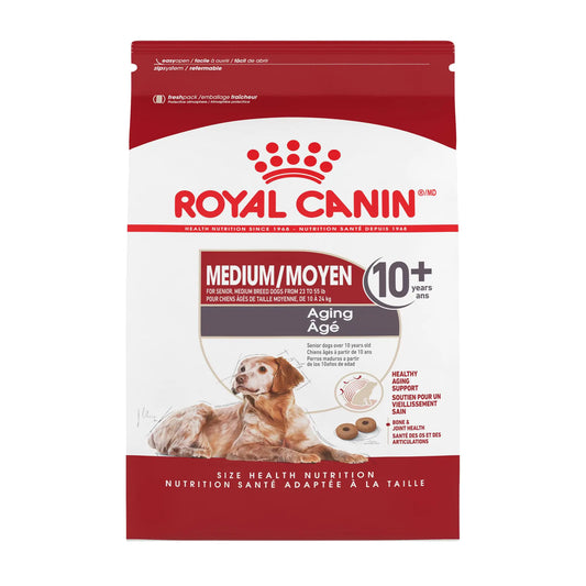 Royal Canin Medium Aging 10+ Senior Dry Dog Food 30 lb bag