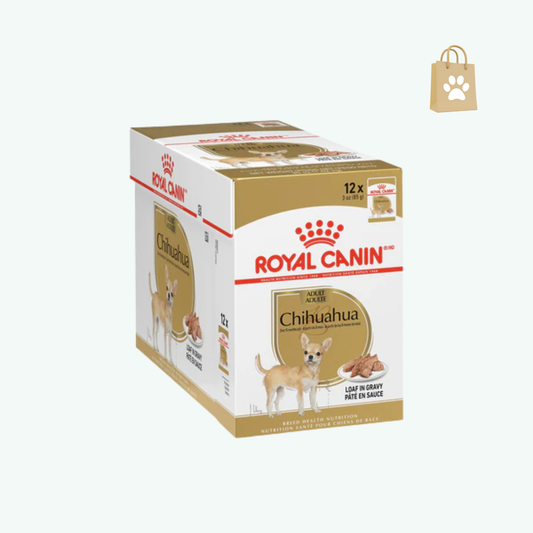Royal Canin Breed Health Nutrition Chihuahua Adult Loaf in Gravy Wet Dog Food 3 oz pouch (12-count)