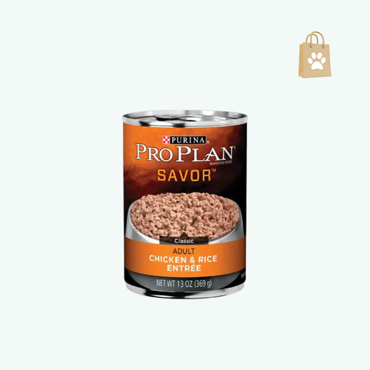 Purina Pro Plan Dog Food Chicken & Rice 13 Oz Can
