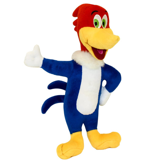 Woody Woodpecker Bird Dog Toy 6" Small | Funny Bird Dog Toy | Woody Woodpecker Dog Toy Plush Small | Woodpecker Dog Toy Squeaker 6" | Multicolor | Officially Licensed