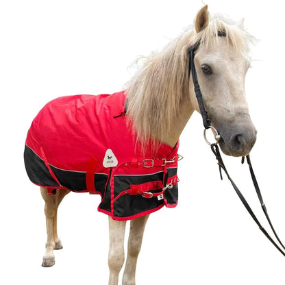 Mini Horse/Pony/Foal/Miniature1600 Denier Horse Turnout Blanket Horse Care Sheet Waterproof Breathable Horse Blanket (220g Fill)