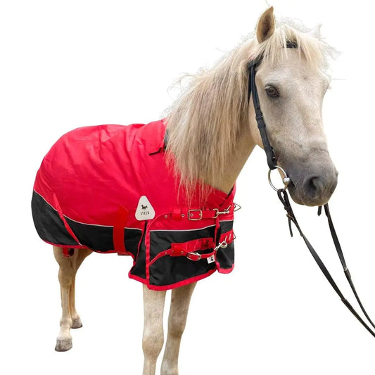 Mini Horse/Pony/Foal/Miniature1600 Denier Horse Turnout Blanket Horse Care Sheet Waterproof Breathable Horse Blanket (220g Fill)