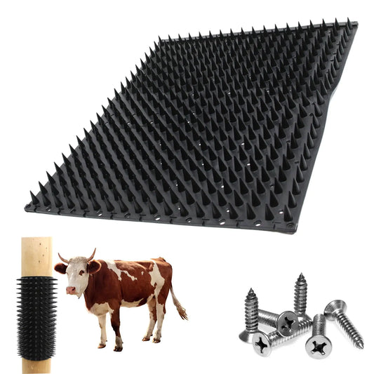 MeiZhongKai Cattle Scratcher - Livestock Scratching Brush | Horse Brushes Animal Scratch Itch Relief | Cattle Soft Touch Itch Post Pad For Livestock Horse Grooming Cattle Sheep（33.8x42cm）