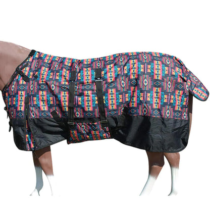American Flag 78 in HILASON 1200D Winter Waterproof Poly Horse Blanket Belly Wrap | Horse Blanket | Horse