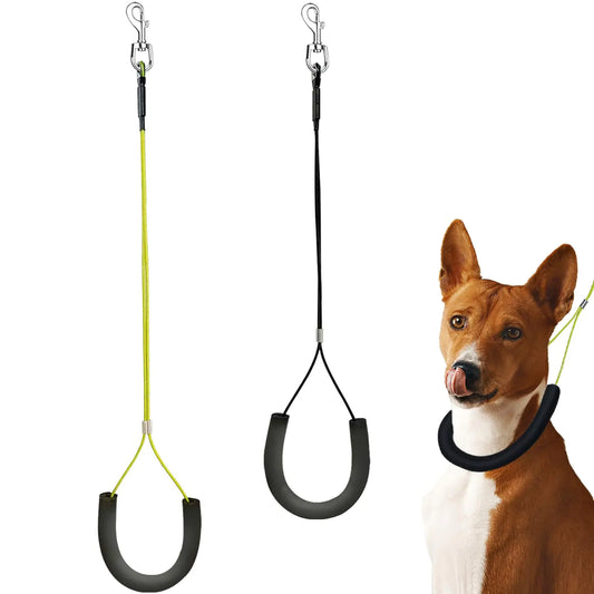 Pet Grooming Loops Dog Grooming Supplies Pet Belly Loop Restraint No Sit Haunch Holder for Pet Dog Grooming Arm and TableSturdy Noose Loop Dog Supplies for Small Medium Large Dogs (2 PCS)