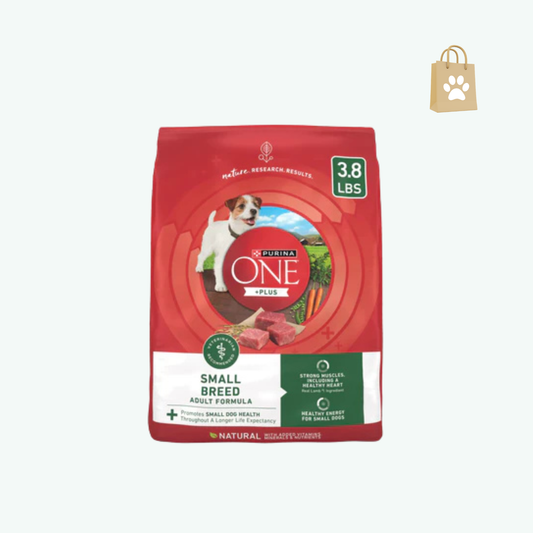 Purina ONE Plus Small Breed Lamb and Rice Formula Dry Dog Food - 3.8 lb. Bag
