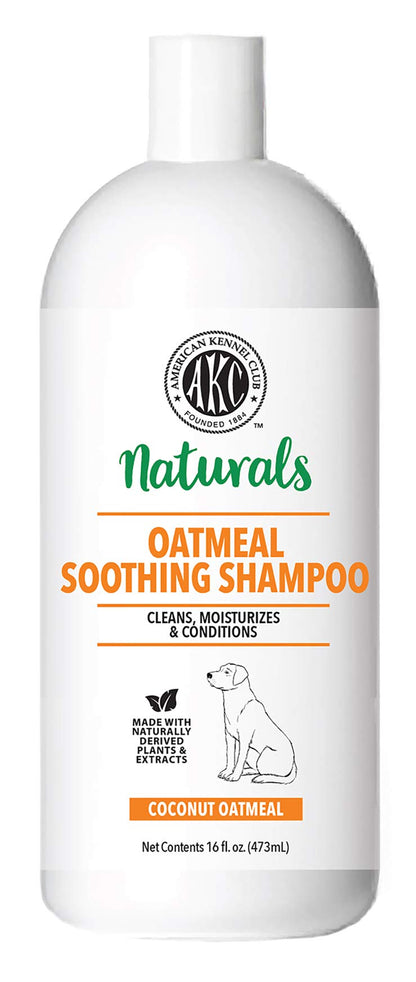 Naturals Dog Shampoo - Eliminates Odor Moisturizes & Conditions - Non-Irritating Formula - Soothing Oatmeal - 16 Ounce