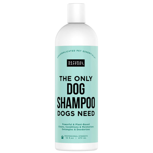 Natural Rapport Pet and Dog Shampoo - The Only Dog Shampoo Dogs Need - Complete Wash for Pets All Breeds (16 fl oz.)