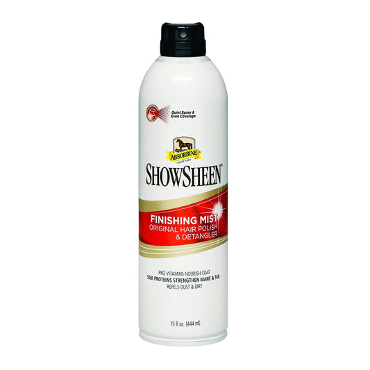 Absorbine ShowSheen Finishing Mist Streak-Free Shine for Horses Dogs Livestock 15oz