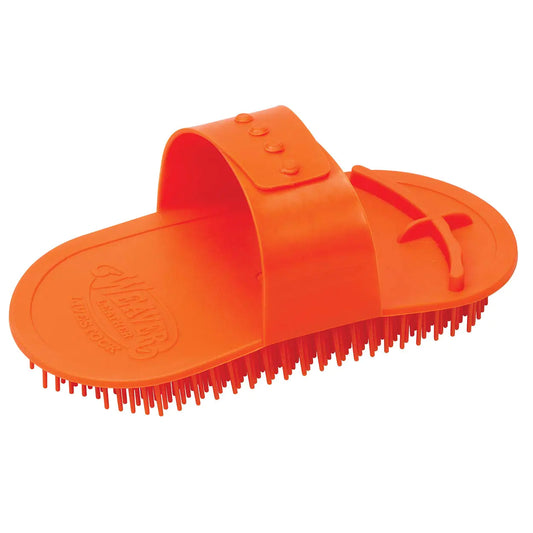 Weaver Livestock MASSAGE BRUSH Orange