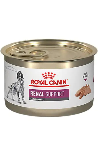 Royal Canin Veterinary Diet Canine Renal Support Early Consult Loaf in Sauce Wet Dog Food 5.2 oz. Case of 24 24 X 5.2 OZ